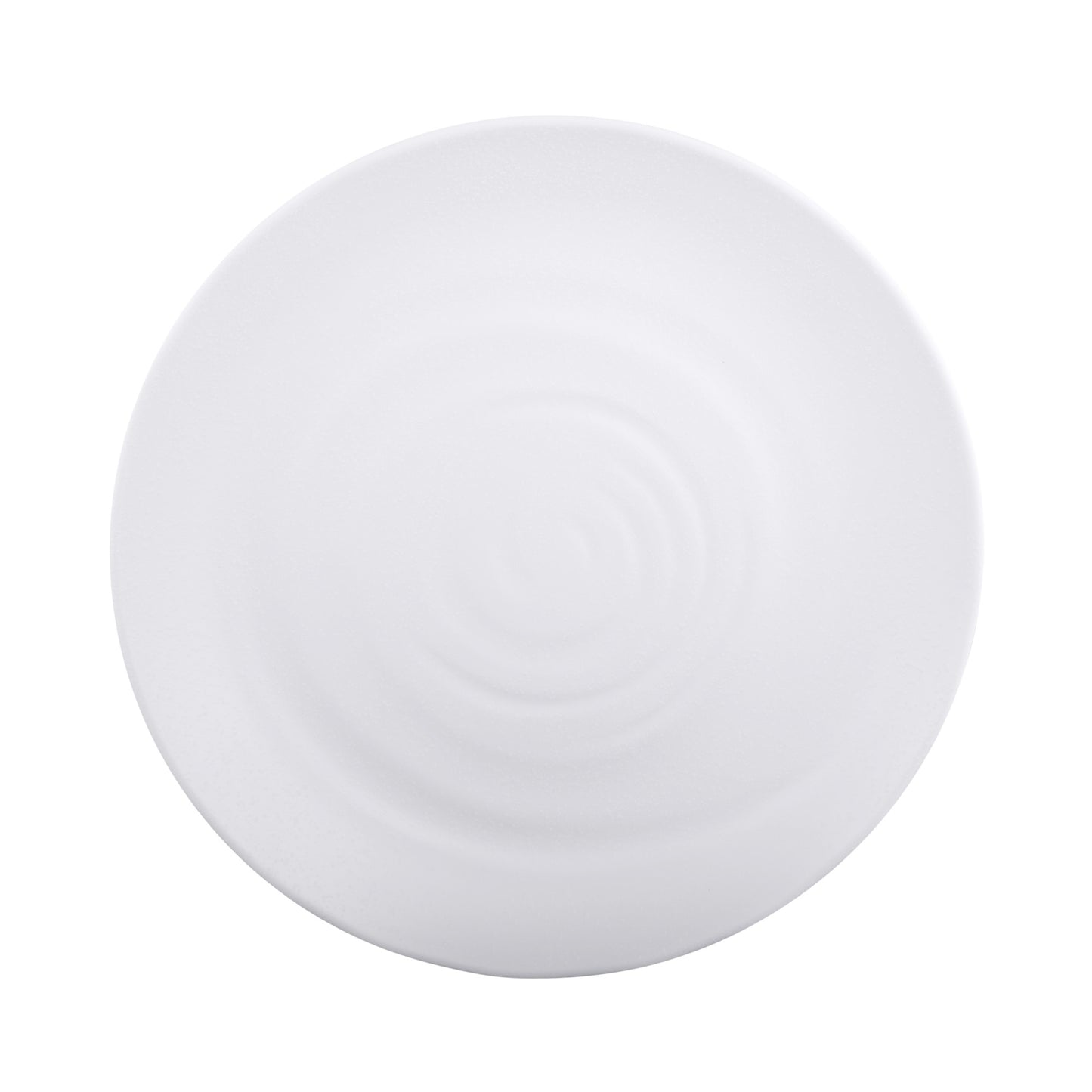 Melamine Round Plate - White