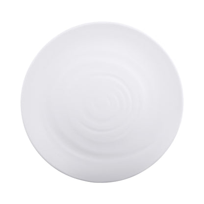 Melamine Round Plate - White