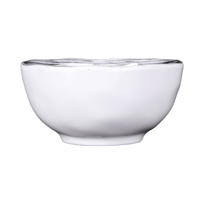 Melamine Round Bowl - Black Design