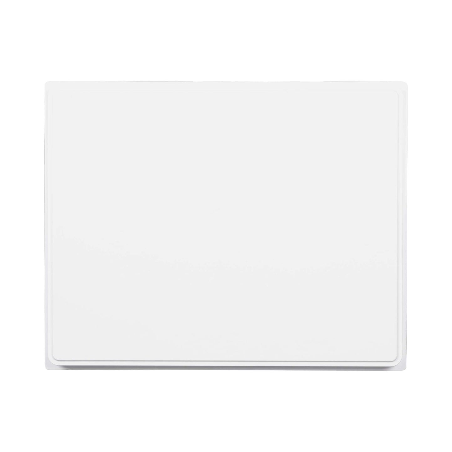 Melamine Rectangular Reversible Bin Lid - White