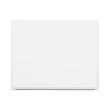 Melamine Rectangular Reversible Bin Lid - White