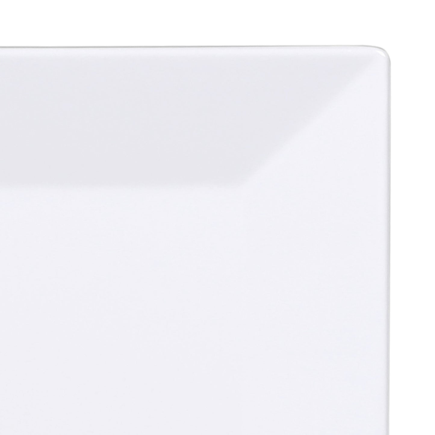 Melamine Square Plate - White