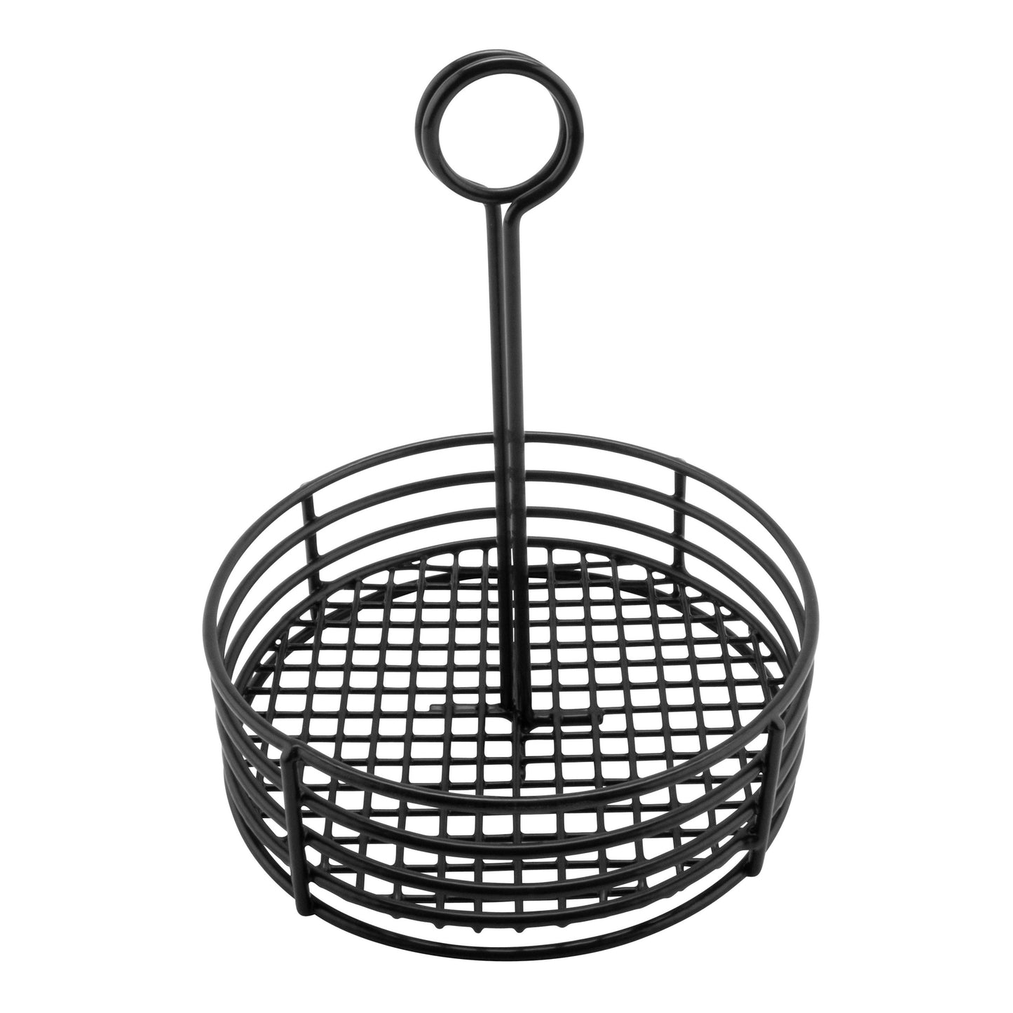 Round Stainless Steel Condiment Caddy