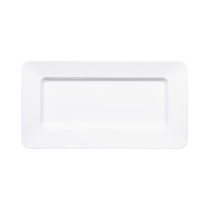 Melamine Rectangular Plate - White