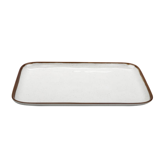 18" x 11" Melamine, Rectangular Coupe Display Tray, G.E.T. Rustic Mill