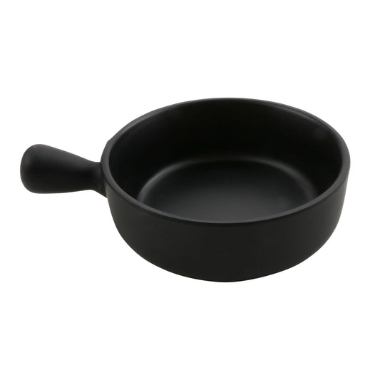 3oz explore melamine bowl with handle (4oz rim-full), 4.83"L x 3.57"W x 1.37"H, GET, cheforward