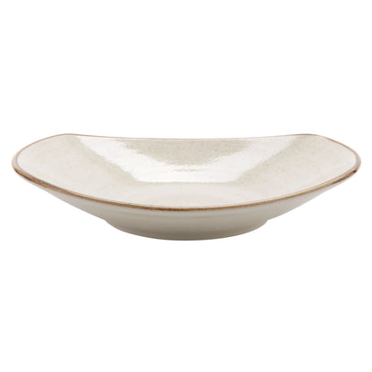 34.3 oz. Beige Porcelain Pasta Bowl, 10 5/8" x 9 3/4", Corona Artisan Beige (12 Pack)