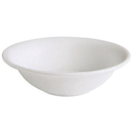10 oz. Bright White Porcelain Grapefruit Bowl, 6 1/2" Dia., Corona Actualite (Stocked) (12 Pack)