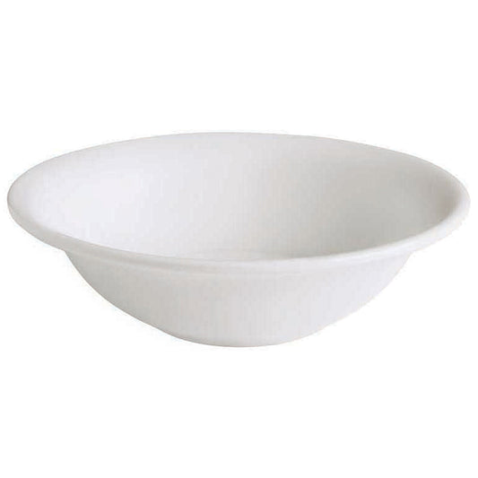 10 oz. Bright White Porcelain Grapefruit Bowl, 6 1/2" Dia., Corona Actualite (12 Pack)