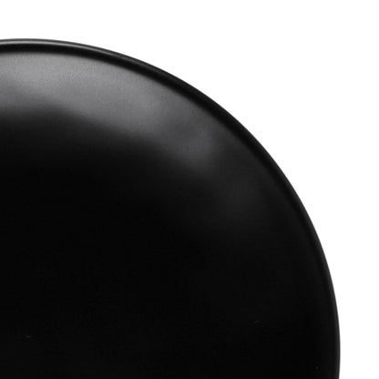 Melamine Round Plate - Black