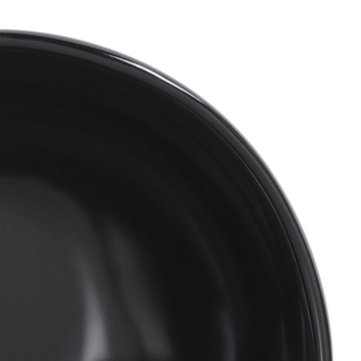 Melamine Almost Oval Bowl - Black