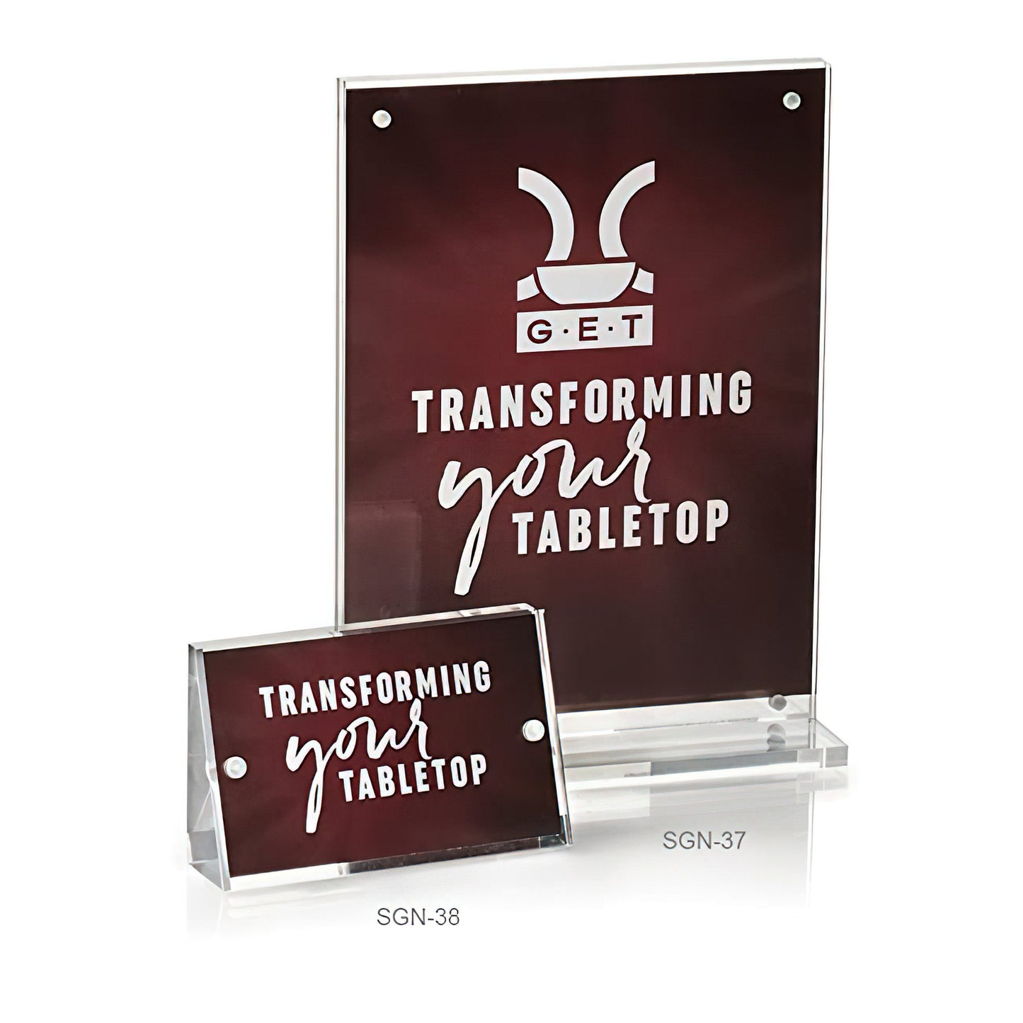 Magnetic Plastic Sign Holder