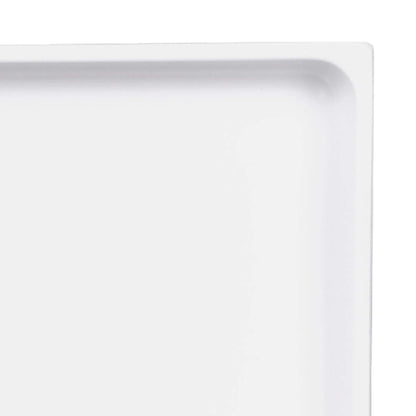 Melamine Rectangular Bin - White