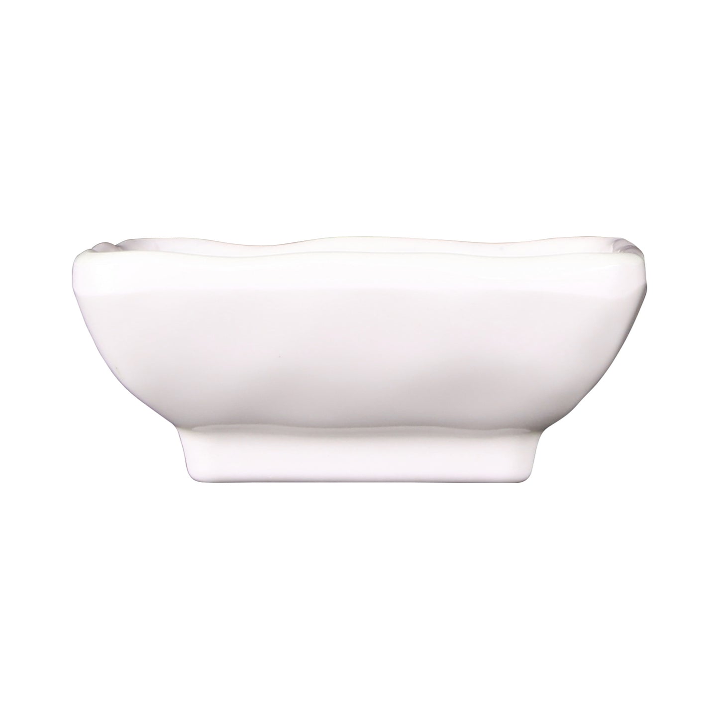 Melamine Square Ramekin - Taupe Design