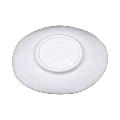 Melamine Oval Bowl - Black Design