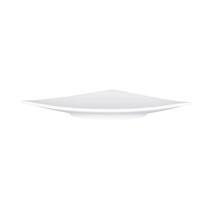 Melamine Triangle Plate - White