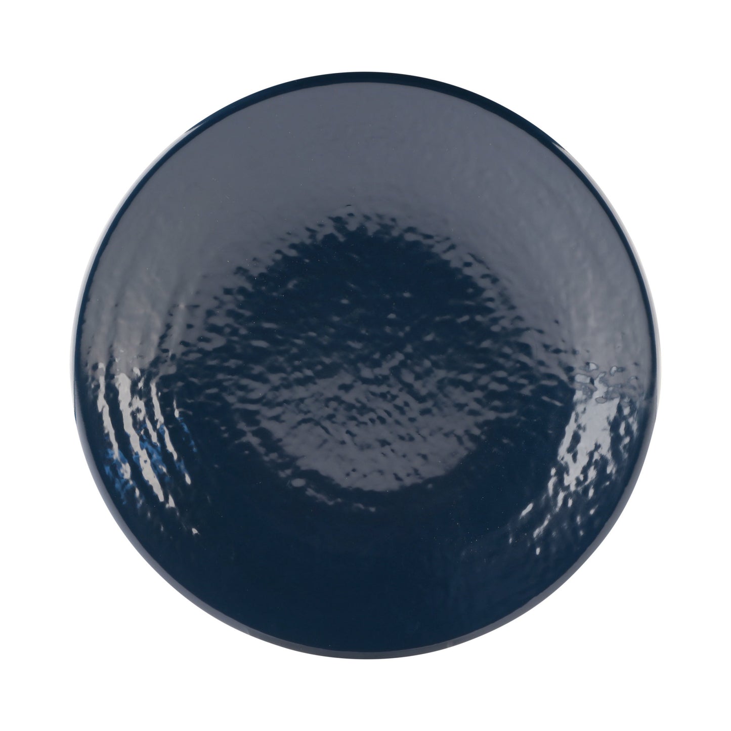 Melamine Round Pebble Plate - Lapis