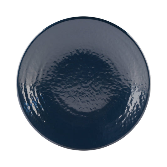 Melamine Round Pebble Plate - Lapis
