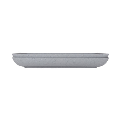 Melamine Rectangular Platter - Granite Stone