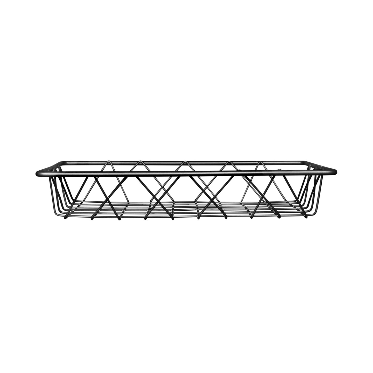 Metal Rectangular Wire Basket - Gunmetal Grey
