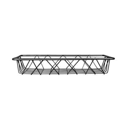 Metal Rectangular Wire Basket - Gunmetal Grey