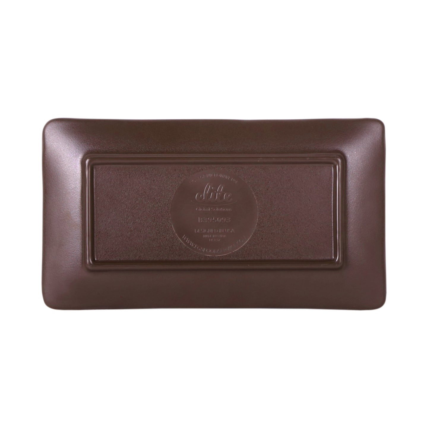 Melamine Rectangular Plate - Stardust Green