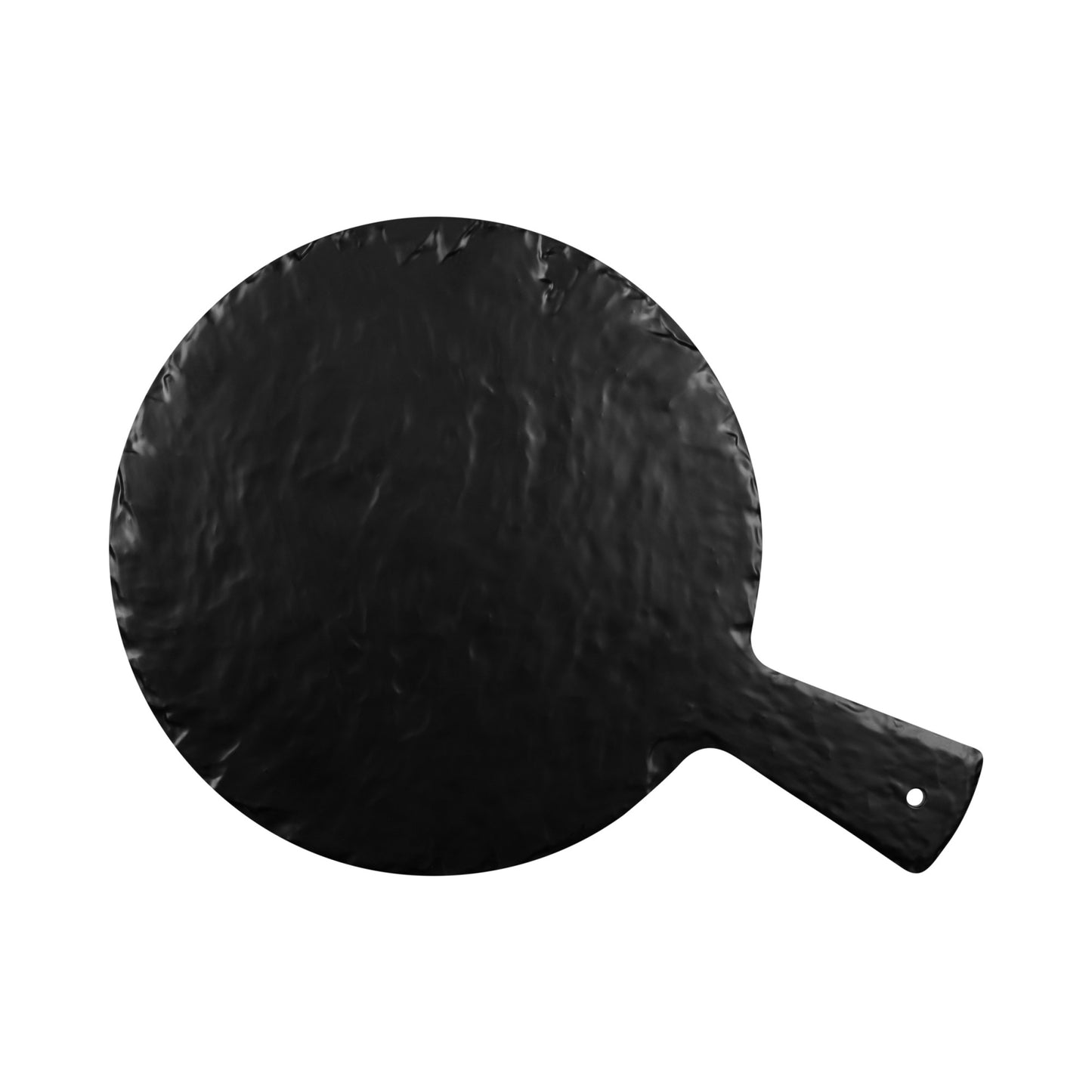 Melamine Round Serving Board - Black