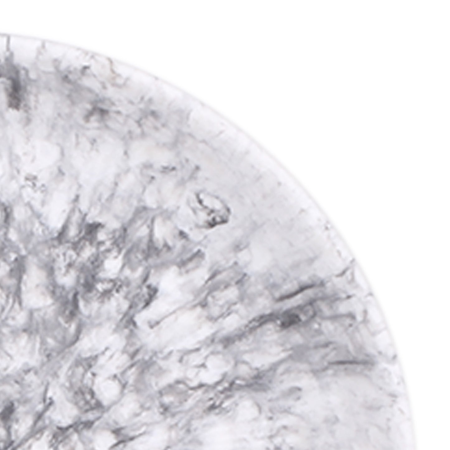 Melamine Round Coupe Bowl - Black Marble