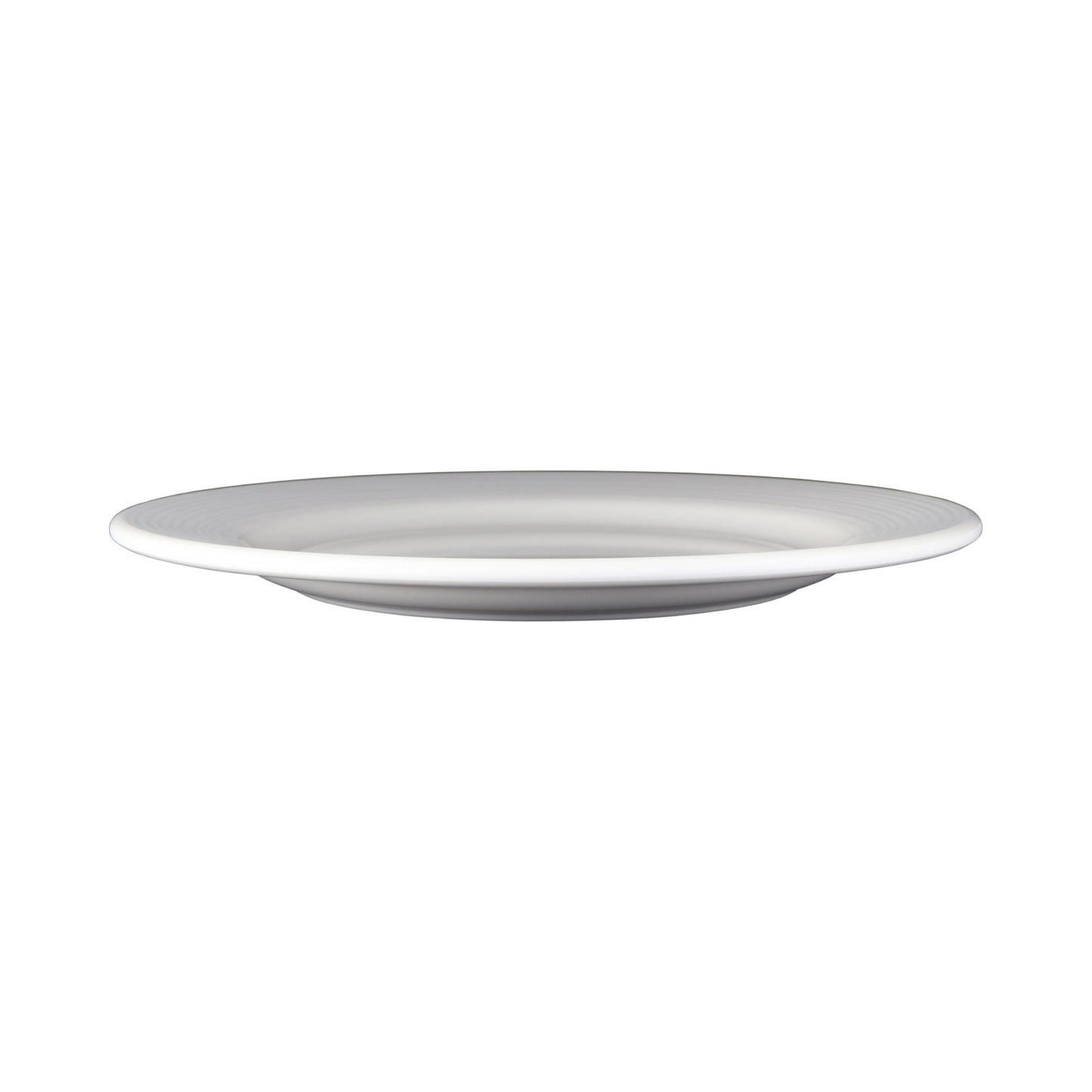 Melamine Round Plate - Cream Glaze
