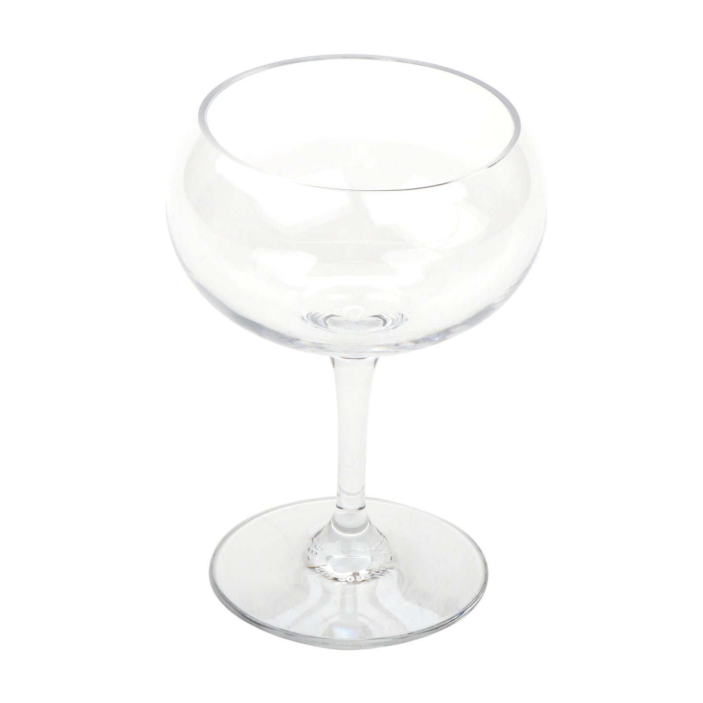 8 oz. Tritan, Clear, Coupe Cocktail Glass, ( 9.5 oz. rim-full), 3.13" Top Dia., 5.19" Tall, GET. Social Club (12 Pack)