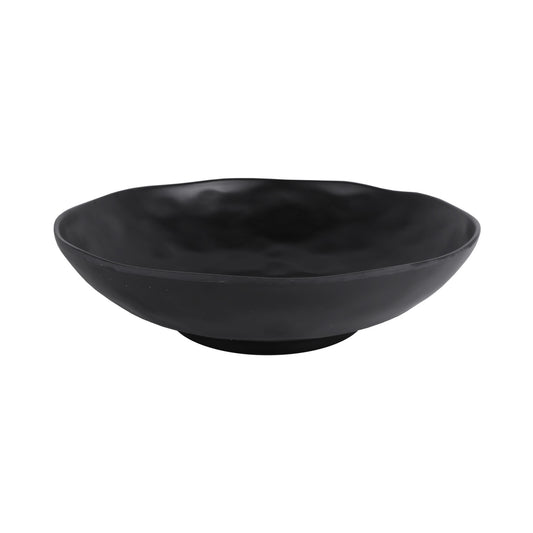 Melamine Round Bowl - Black