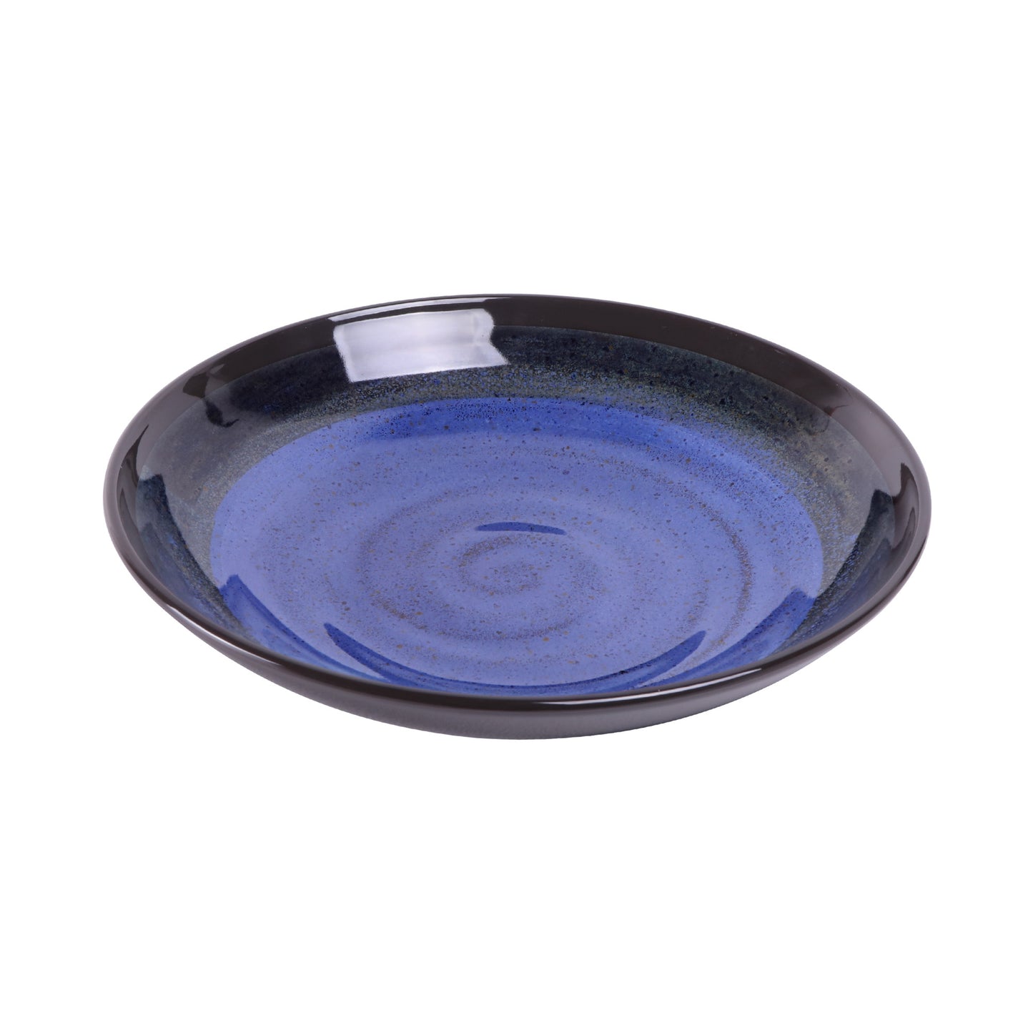 Melamine Round Bowl - Cobalt Design