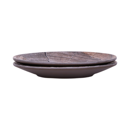Melamine Round Plate - Knotwood