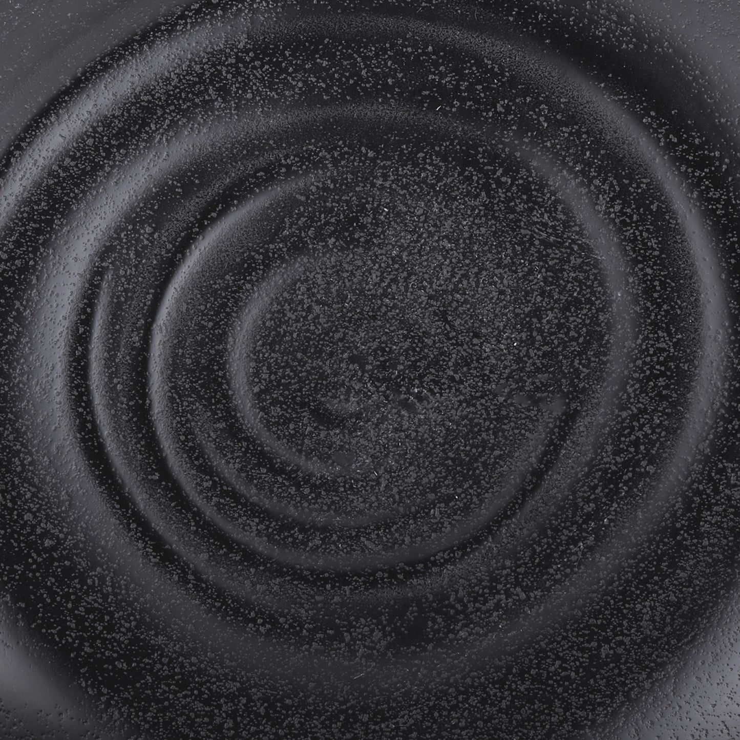 Melamine Round Plate - Black