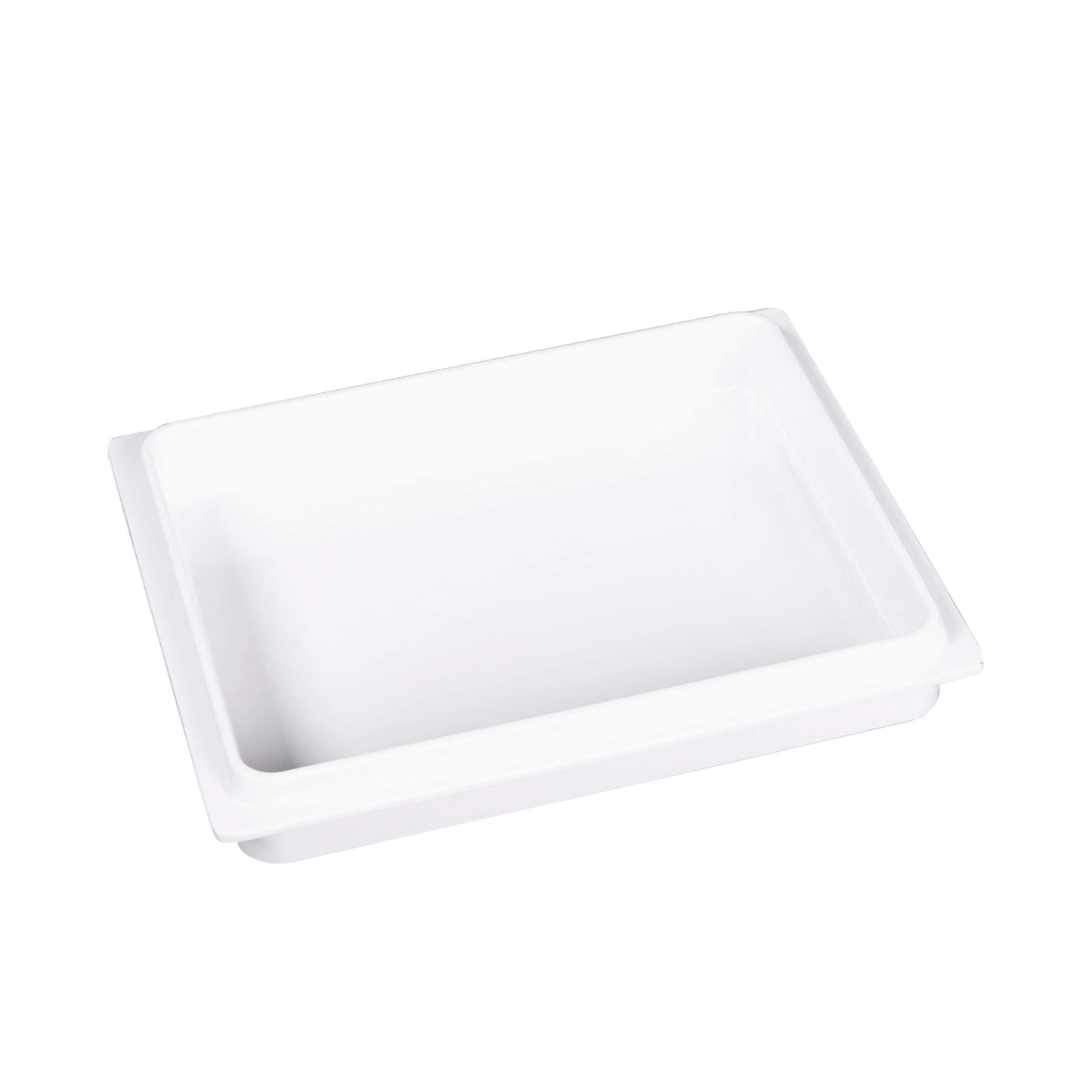 Melamine Rectangular Reversible Bin Lid - White
