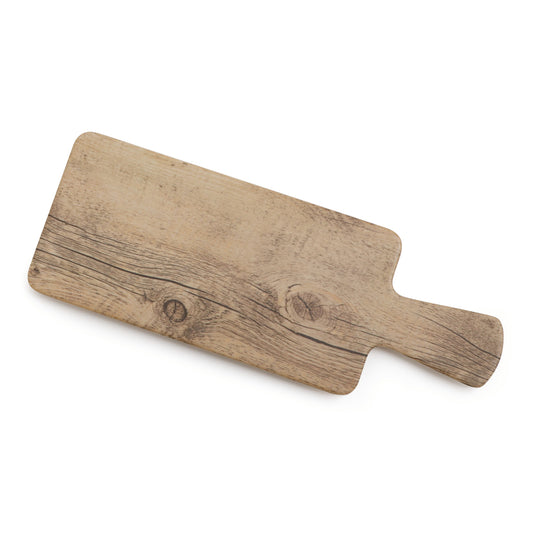 Melamine Faux Oak Wood Display with Foot and Handle