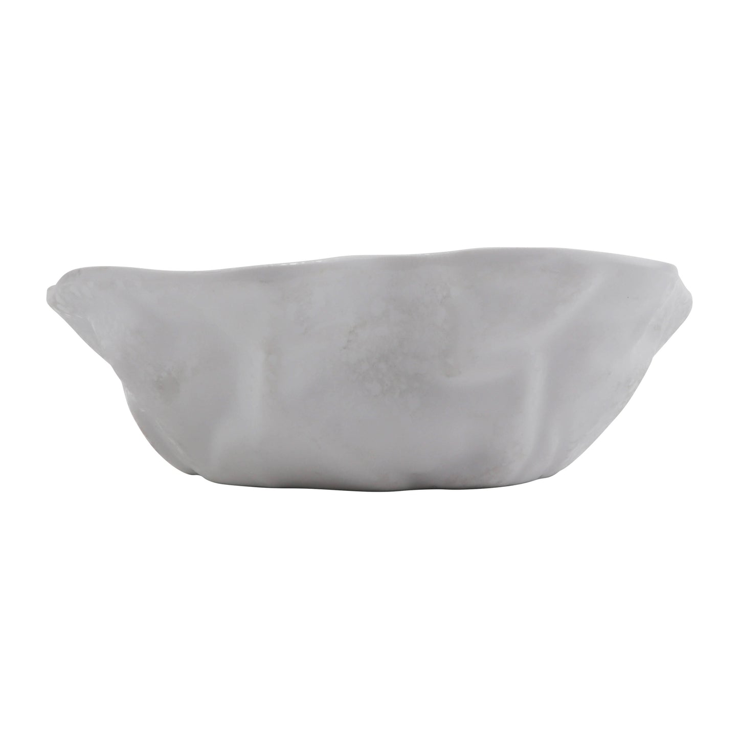 23.67 oz rainex showered white medium melamine bowl, 7.5"L x 7.5"W x 1.5"H, GET, cheforward