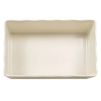 3.4 qt., 6.4" x 10.2" Crock, 3.9" Deep