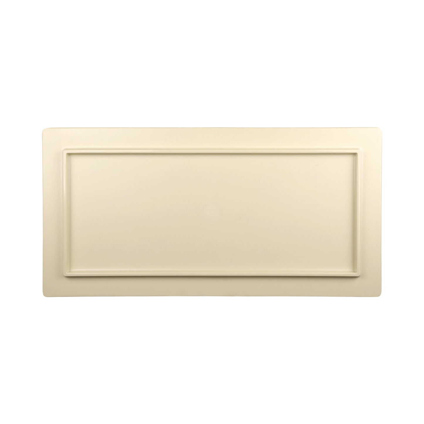Melamine Rectangular Faux Wood - Bamboo