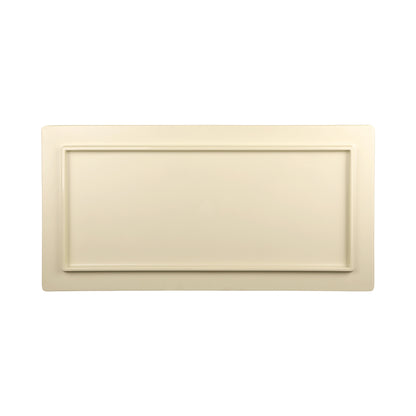 Melamine Rectangular Faux Wood - Bamboo