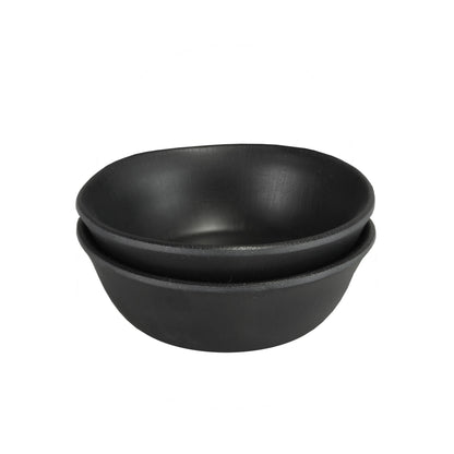 Melamine Round Bowl - Black