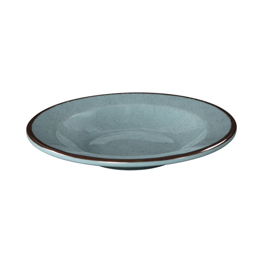Melamine Round Crackle Pasta/Soup Bowl - Cameo Blue