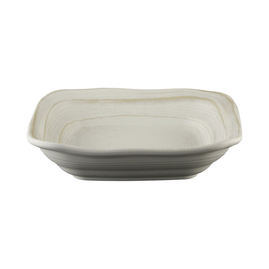 Melamine Irregular Square Bowl - Off White Design