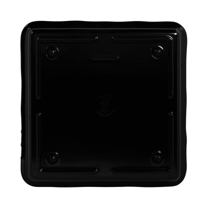 Melamine Square Organic Tray - Black