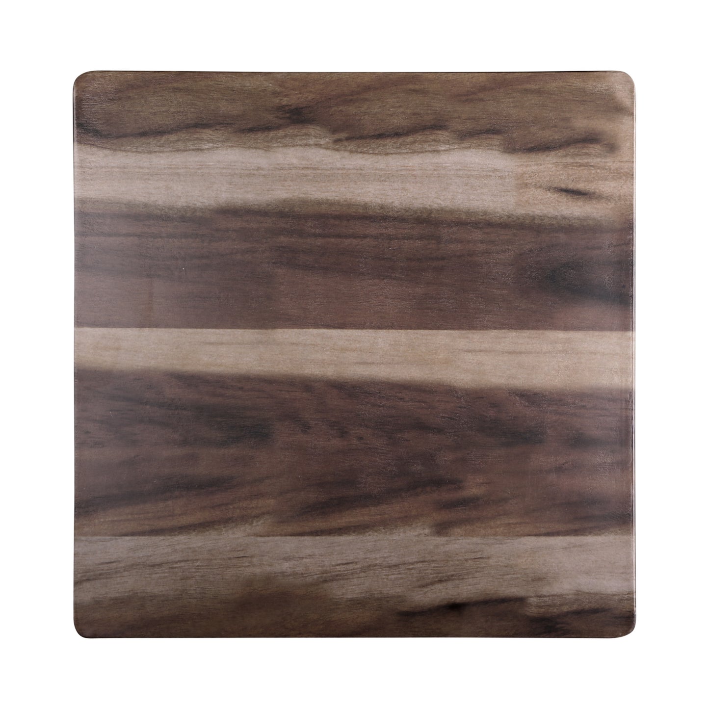 Melamine Square Faux Wood - Hickory Wood