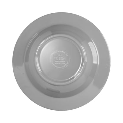 Melamine Round Crackle Bowl - Gray