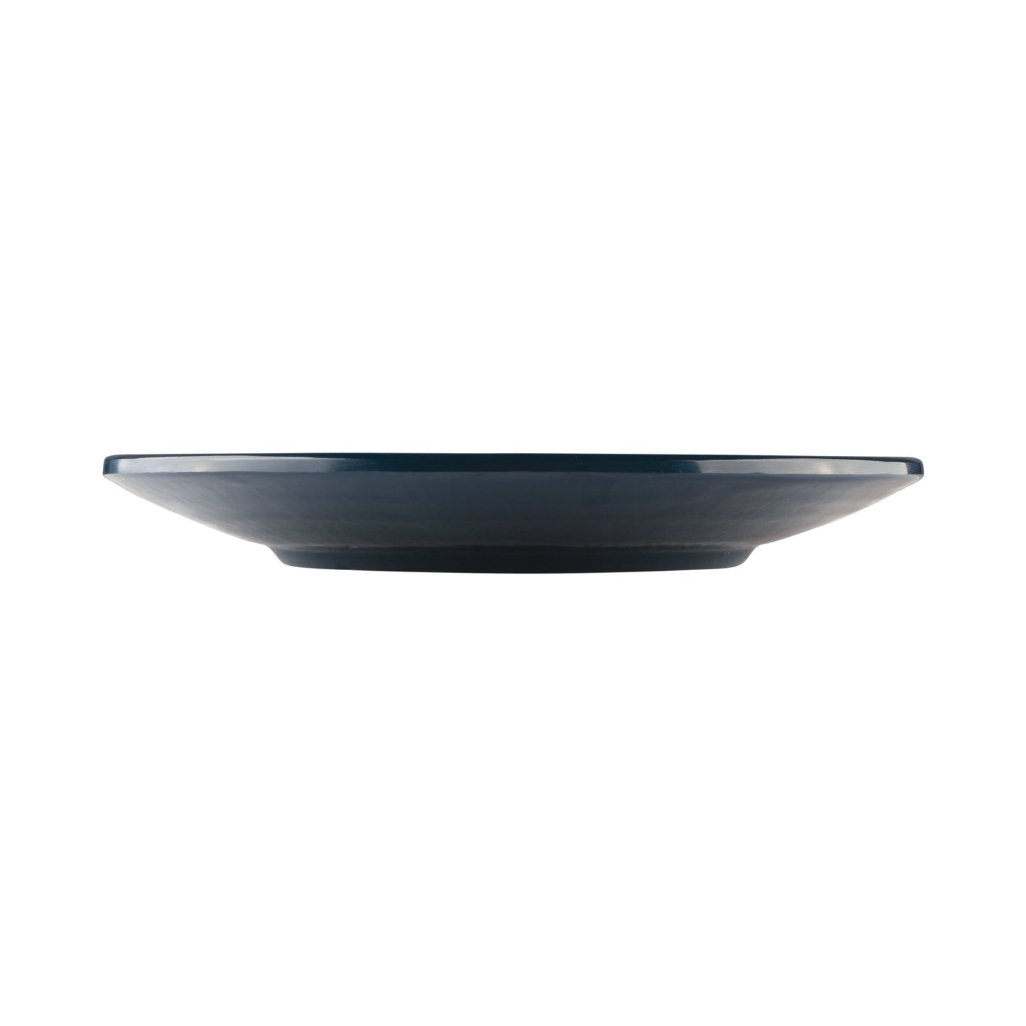 Melamine Round Pebble Plate - Lapis