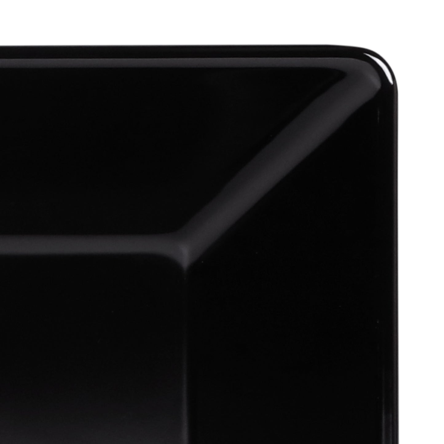 Melamine Square Bowl - Black
