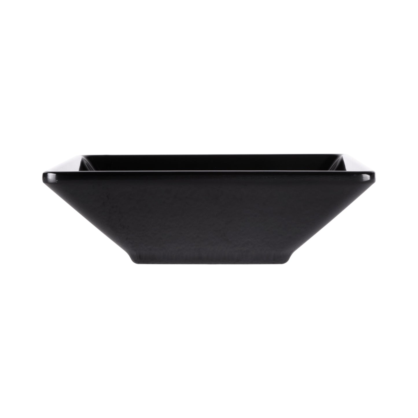 Melamine Square Bowl - Black