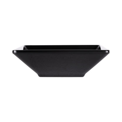 Melamine Square Bowl - Black